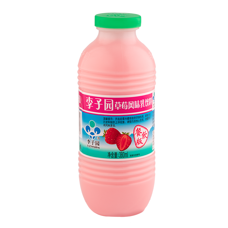 草(cǎo)莓风味乳饮料，单瓶净含量380ml